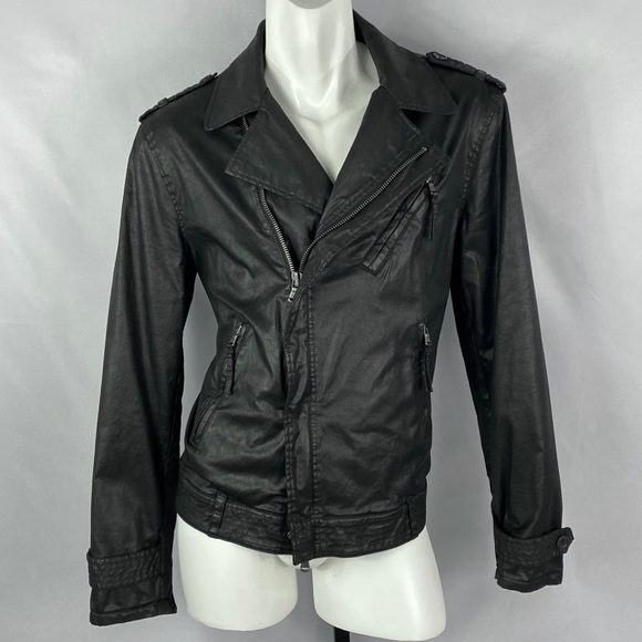 John VarvatosMens Moto Asymm Outerwear Black XL